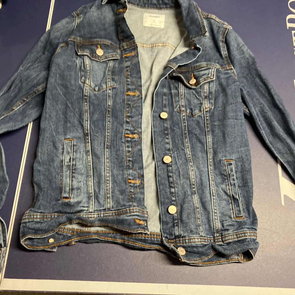 Tall jean jacket
